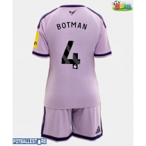 Newcastle United Sven Botman #4 Tredjedraktsett Barn 2026-27 Kortermet (+ Korte bukser)